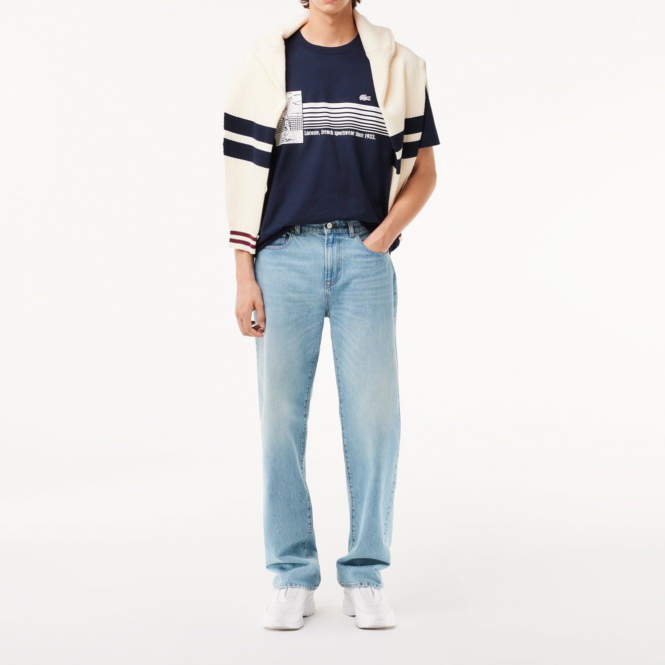 T-shirt homme Lacoste seconde main photo 5