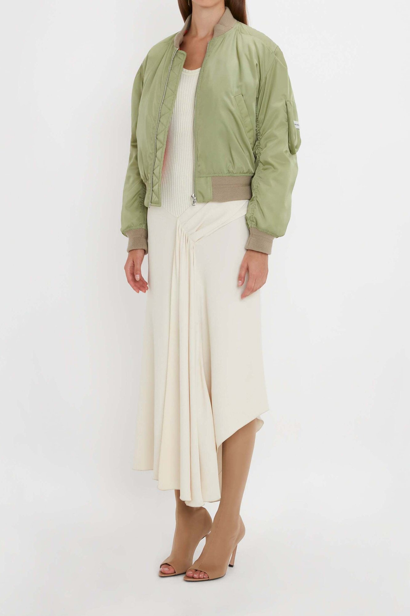 Cropped Bomber Jacket Victoria Beckham second-hand photo 4