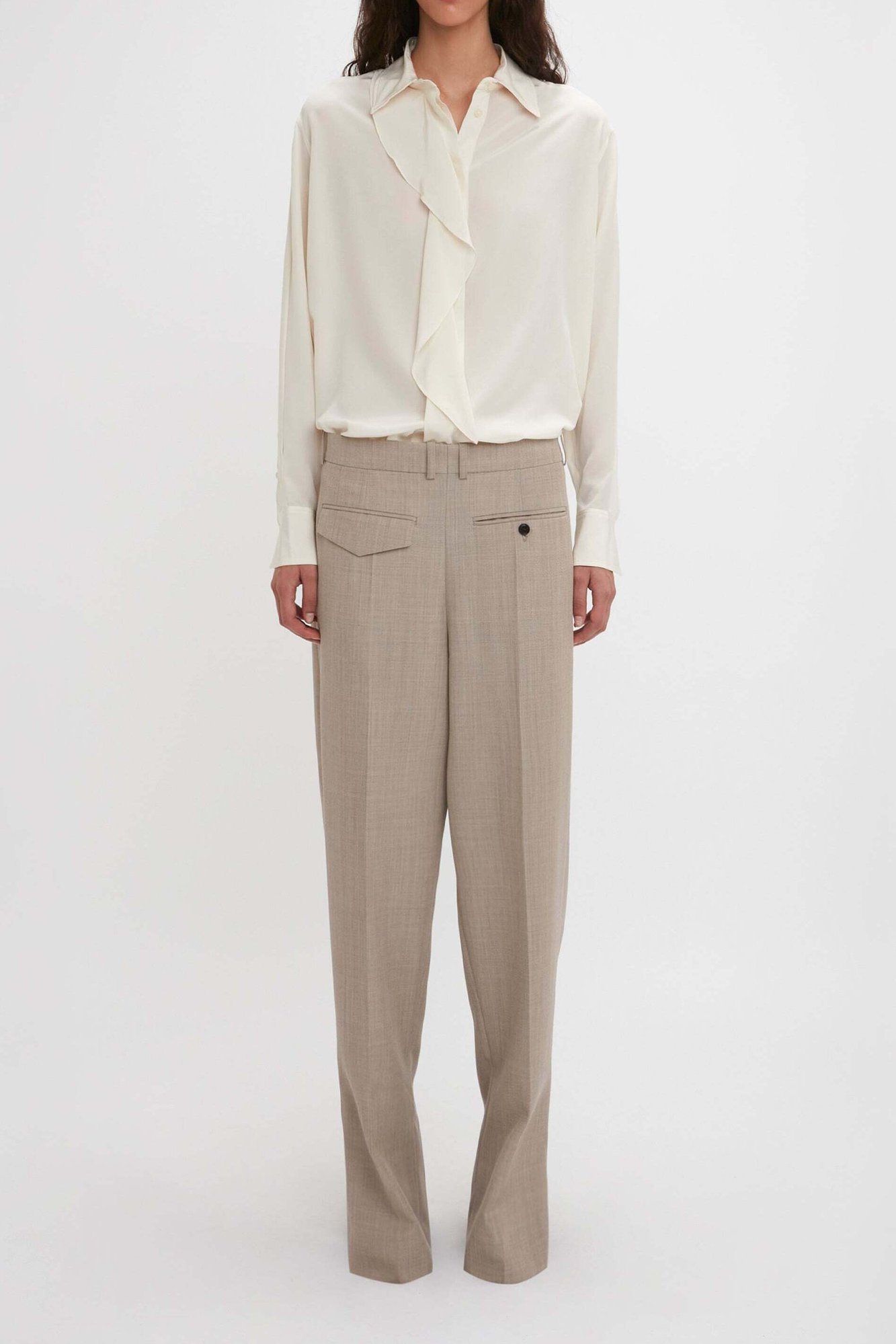 Asymmetric Ruffle Blouse Victoria Beckham second-hand photo 3