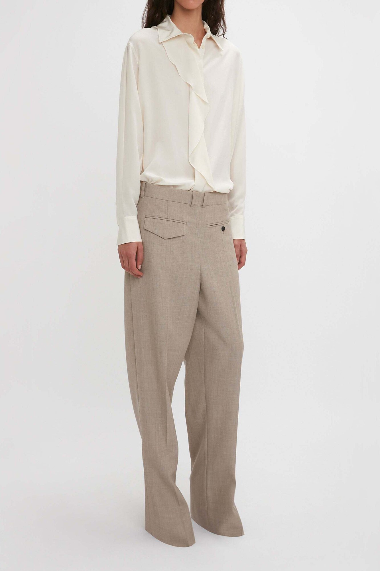 Asymmetric Ruffle Blouse Victoria Beckham second-hand photo 4