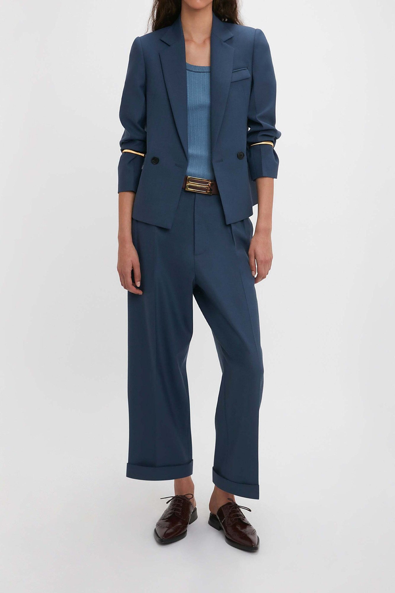 Shrunken Double Breasted Jacket Victoria Beckham second-hand photo 3