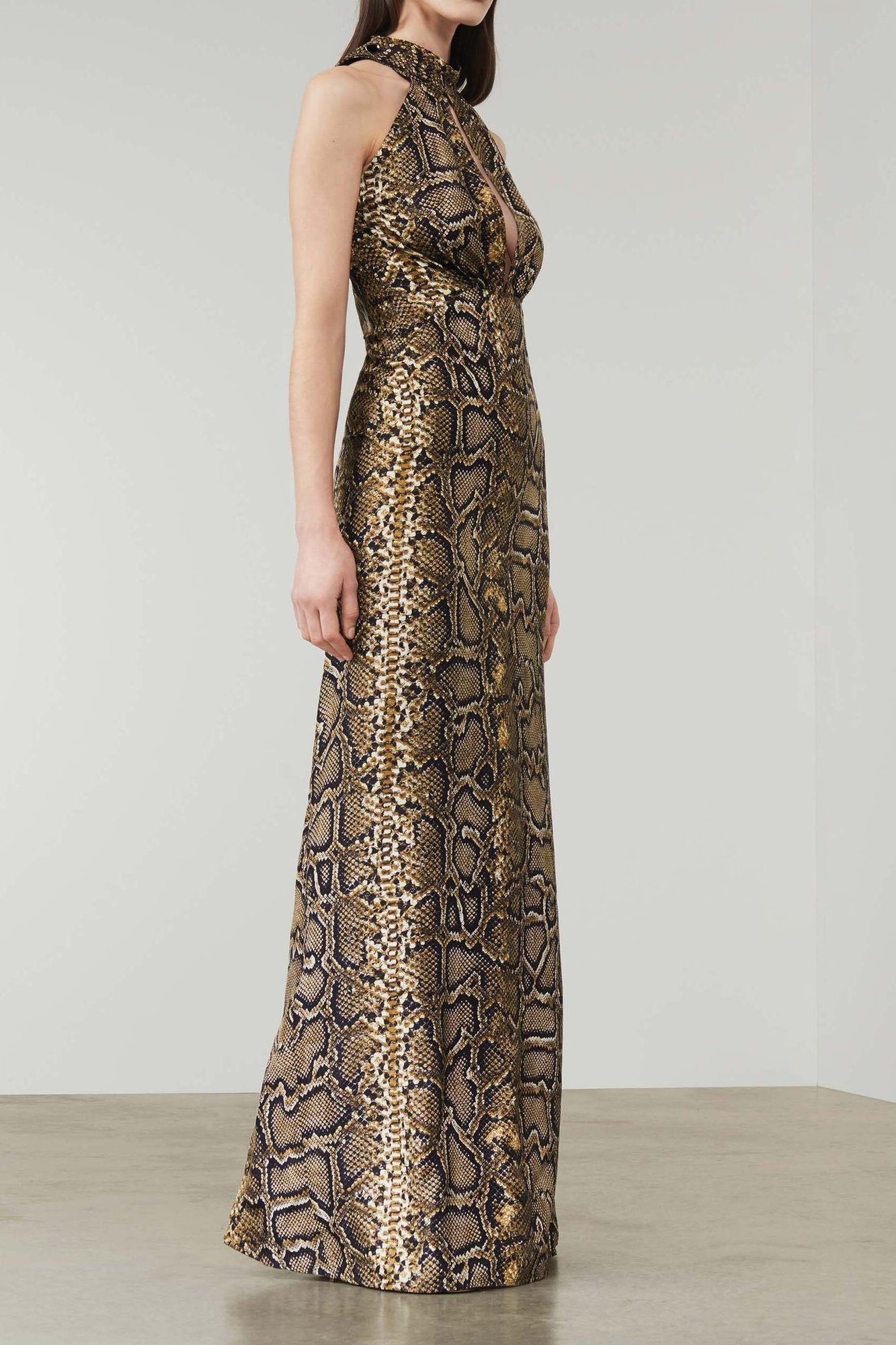 Halter-Neck Floor-Length Dress Victoria Beckham second-hand photo 4