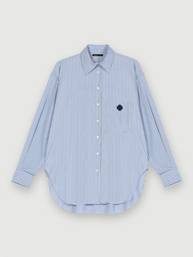 Chemise bleue à rayures Maje seconde main photo 1