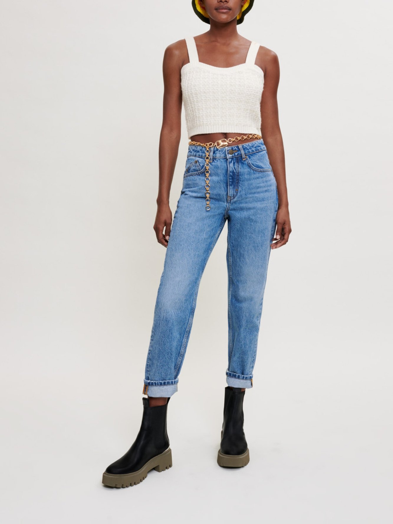 Photo produit Brassière en maille façon tweed numéro 1