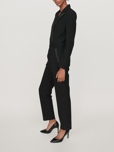Combinaison-pantalon façon smocking Maje seconde main photo 2