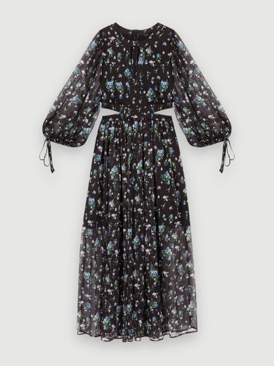 Long cut-out dress Maje second-hand photo 1