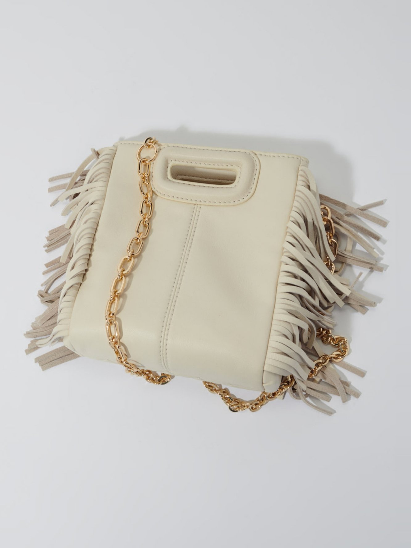 Sac M mini en cuir matelassé à studs Maje seconde main photo 2
