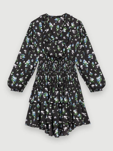 Robe smockée imprimée Maje seconde main photo 1