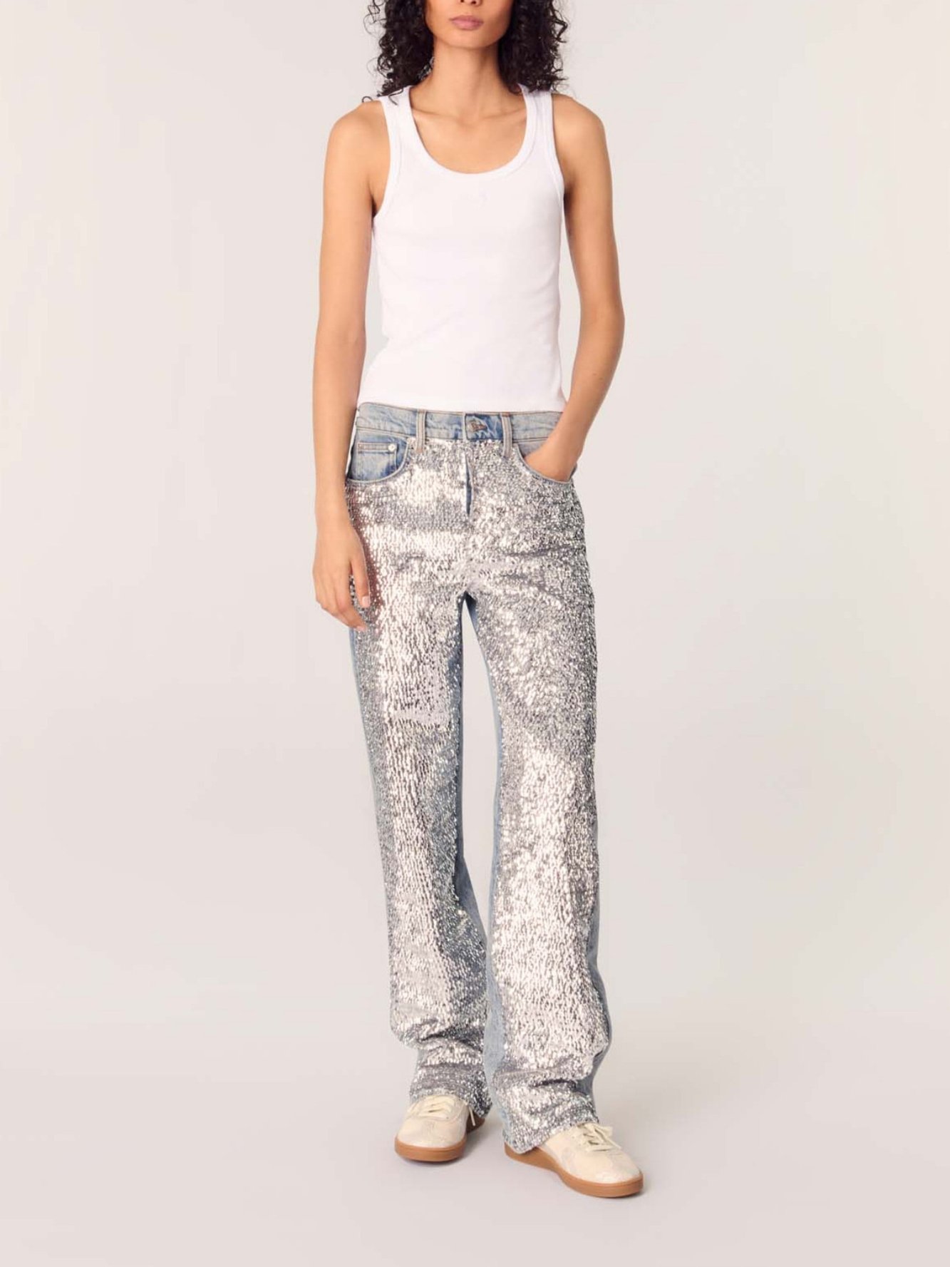 Photo produit Jean à sequins numéro 1