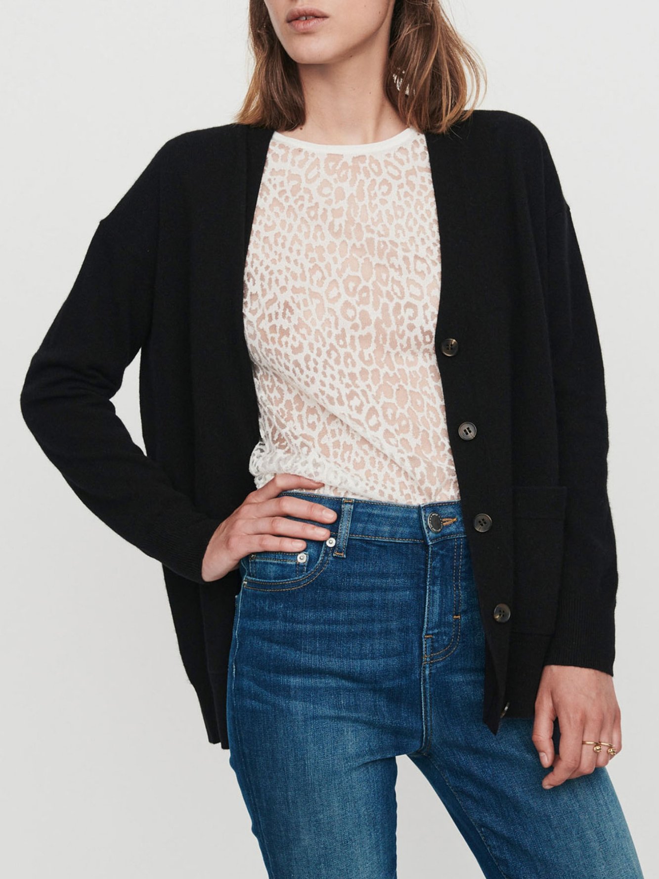 Cashmere cardigan Maje second-hand photo 2