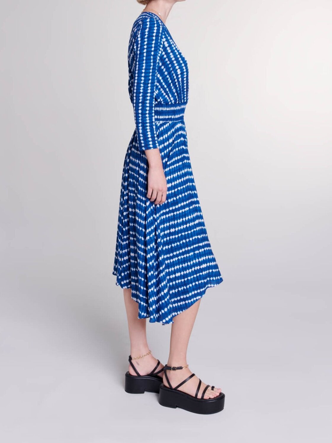 Asymmetrisches, langes Kleid Maje Second-Hand photo 3