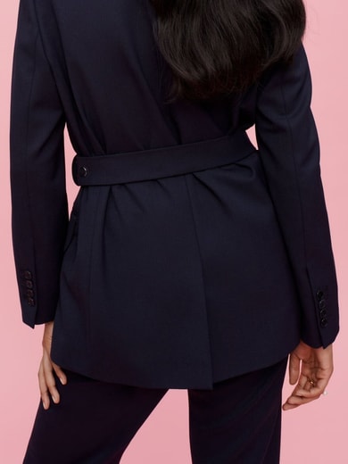 Veste tailleur à ceinture chaine Maje seconde main photo 2