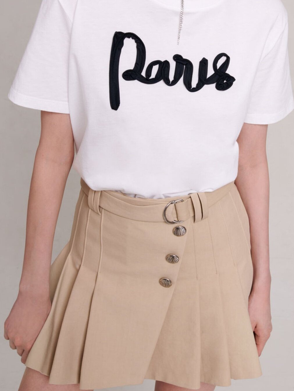Tee-shirt en coton Maje seconde main photo 5