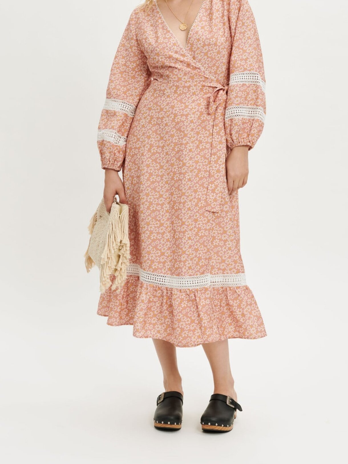Foto del producto Vestido estampado con trenzas número 1