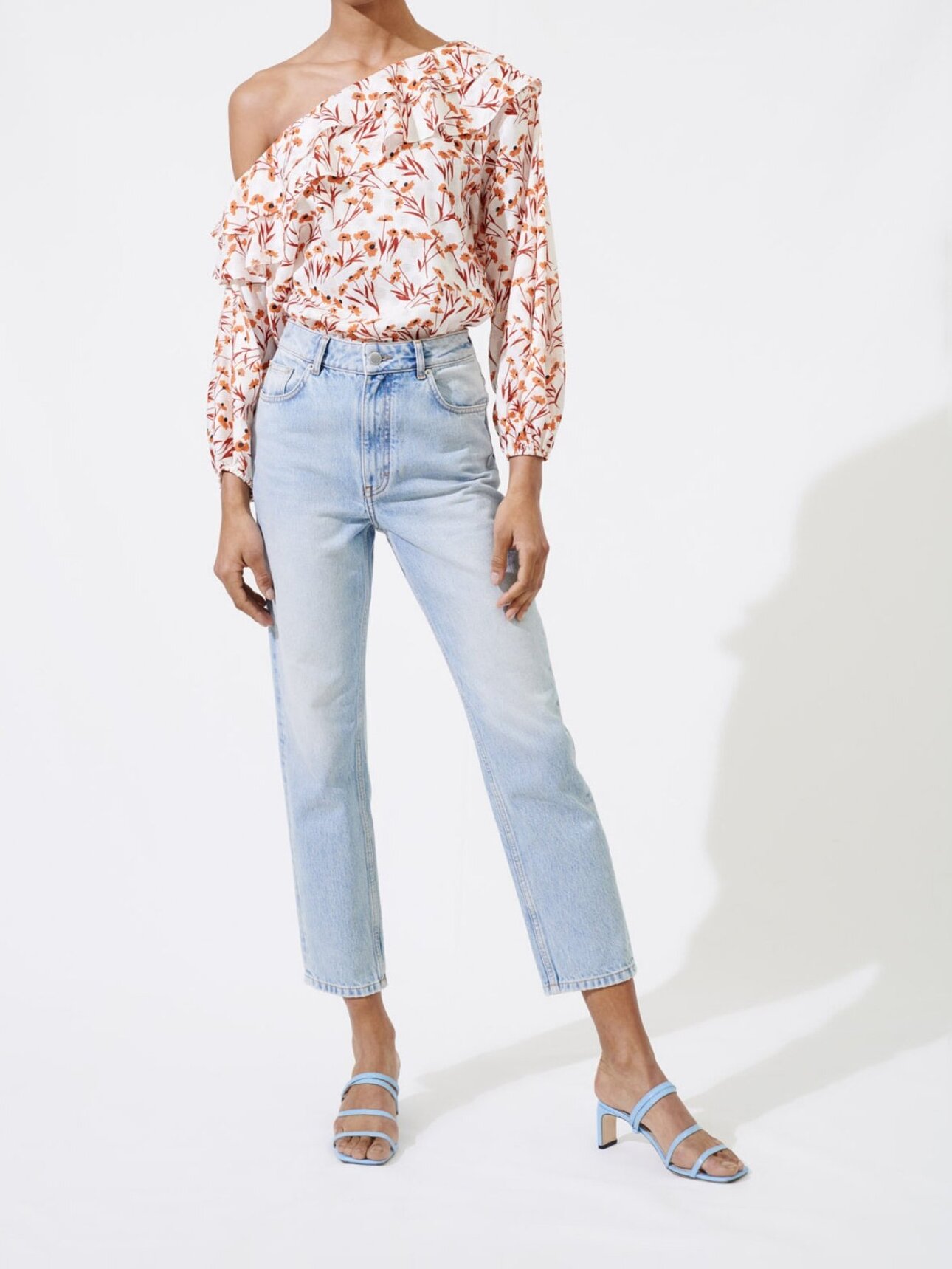 Floral top with drop shoulders Maje second-hand photo 2