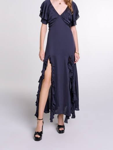 Robe longue dos ouvert Maje seconde main photo 2