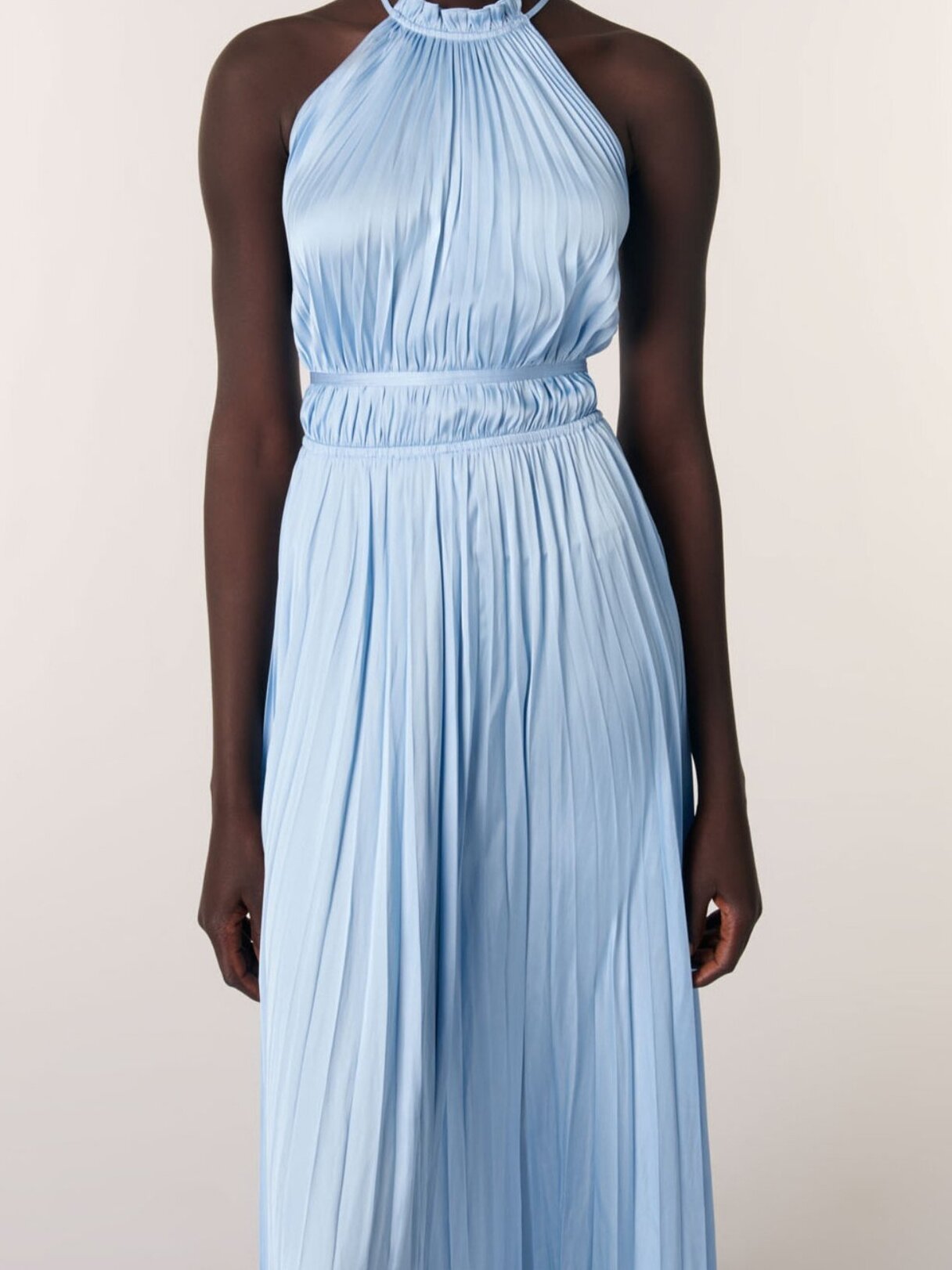 Robe longue plissée Maje seconde main photo 4