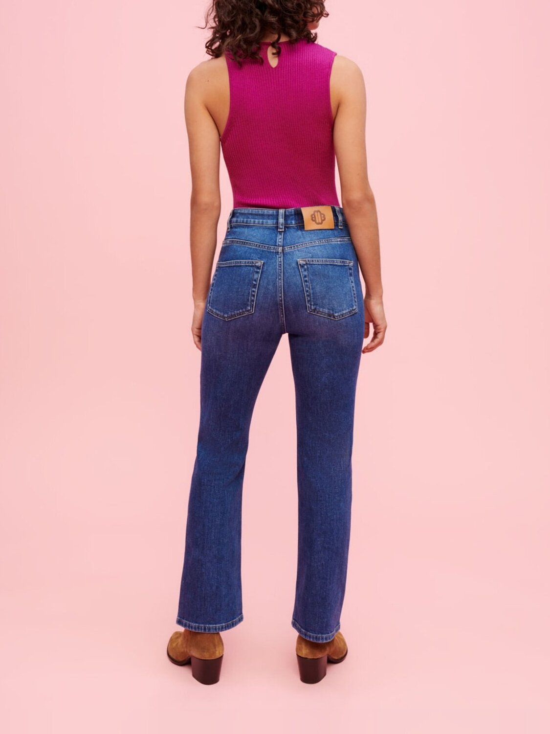 Jean denim à poches Maje seconde main photo 2