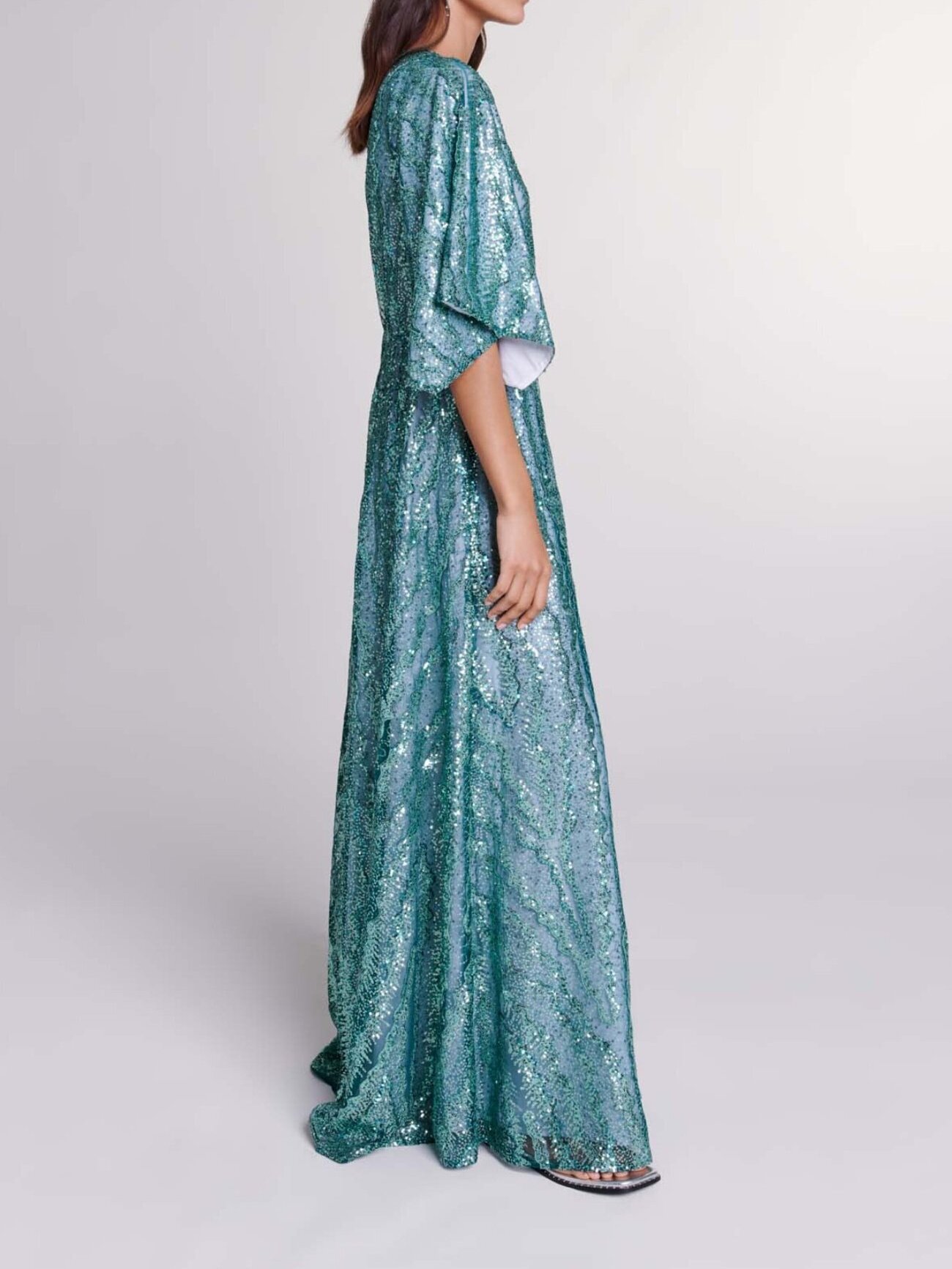 Robe longue à sequins Maje seconde main photo 4