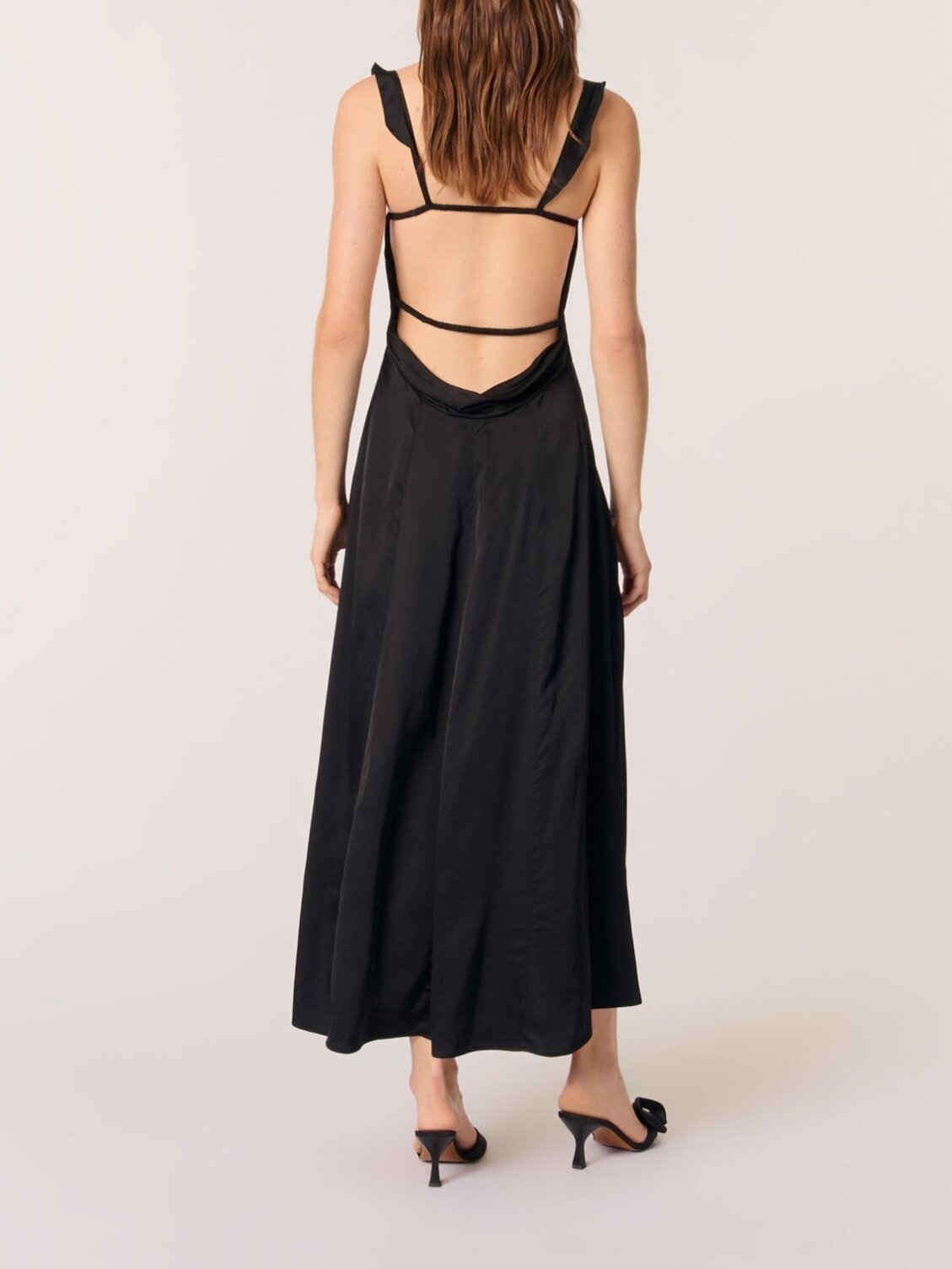 Robe longue satinée Maje seconde main photo 3