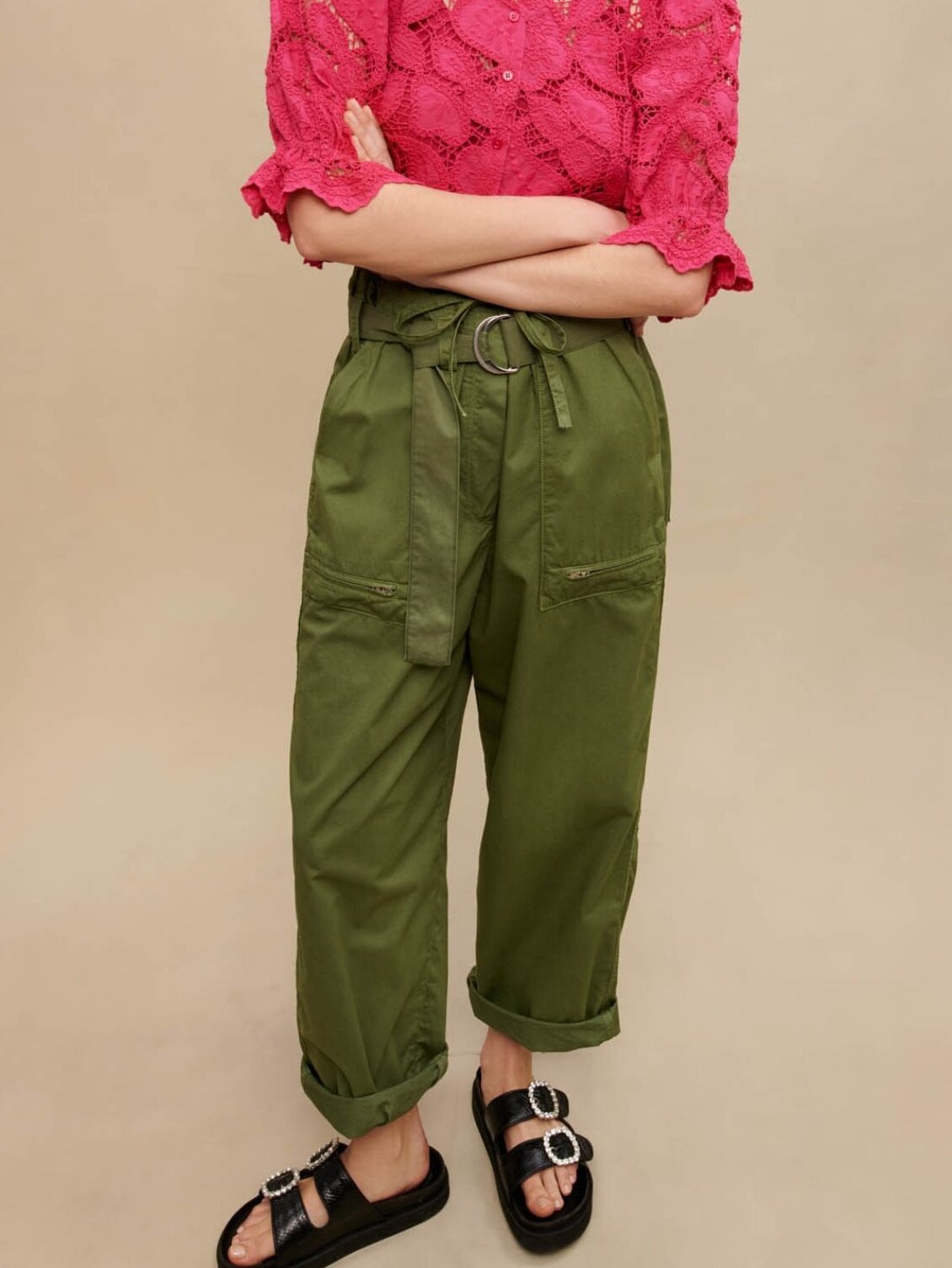 Cargo pants Maje second-hand photo 5