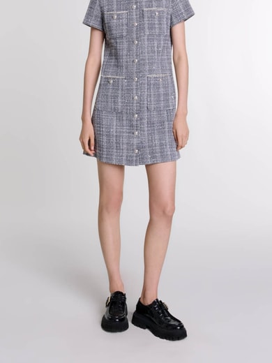 Robe en tweed Maje seconde main photo 2