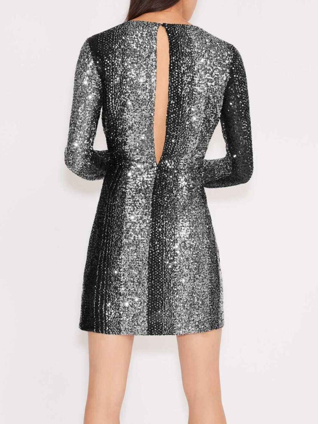 Robe bicolore en sequins Maje seconde main photo 4