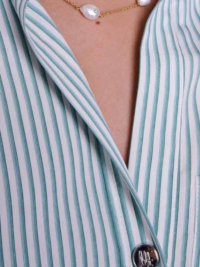 Robe chemise à rayures Maje seconde main photo 2