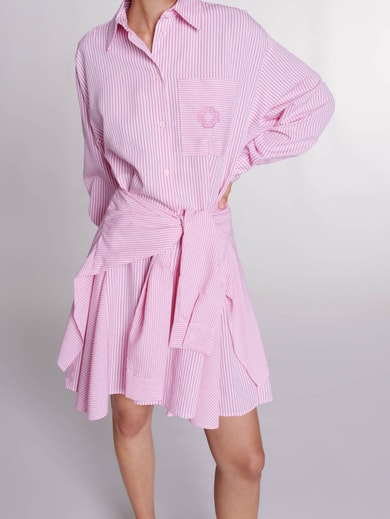 Robe chemise à rayures Maje seconde main photo 2