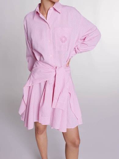 Robe chemise à rayures Maje seconde main photo 2