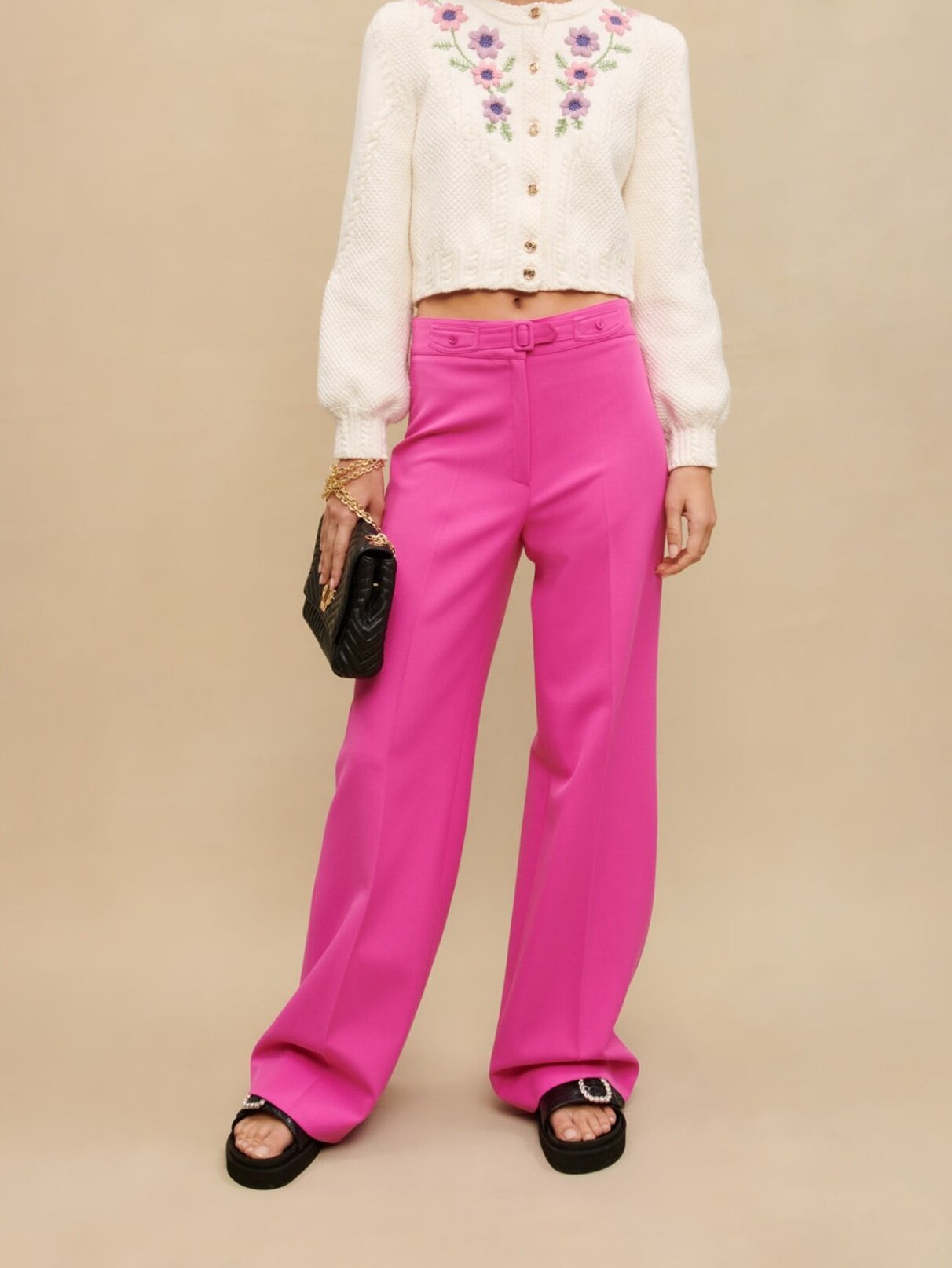 Photo produit Pantalon de tailleur large numéro 1