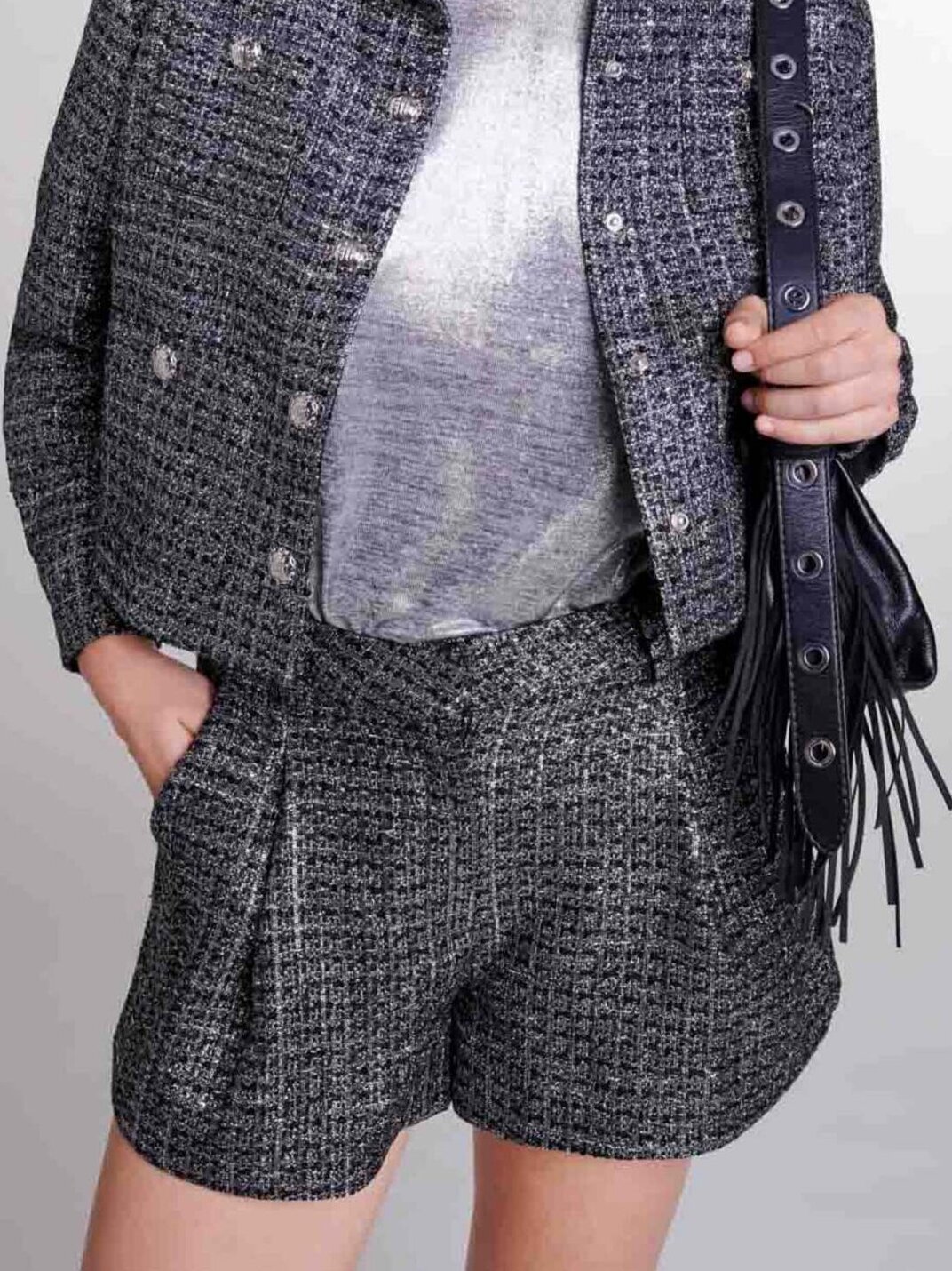 Tweed jacket Maje second-hand photo 5