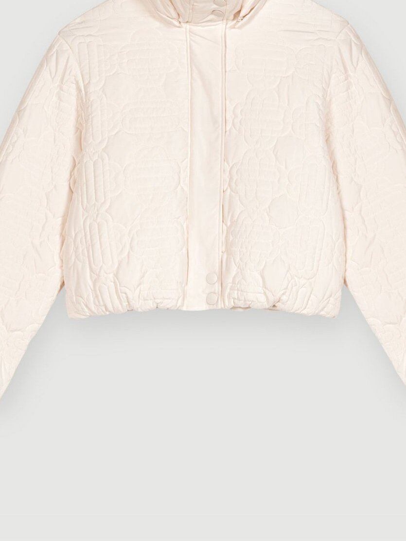 Product photo Short white puffer jacket number 0