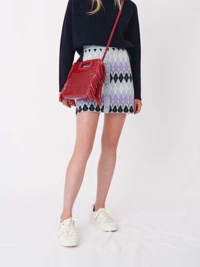 Jupe jacquard argyle Maje seconde main photo 2