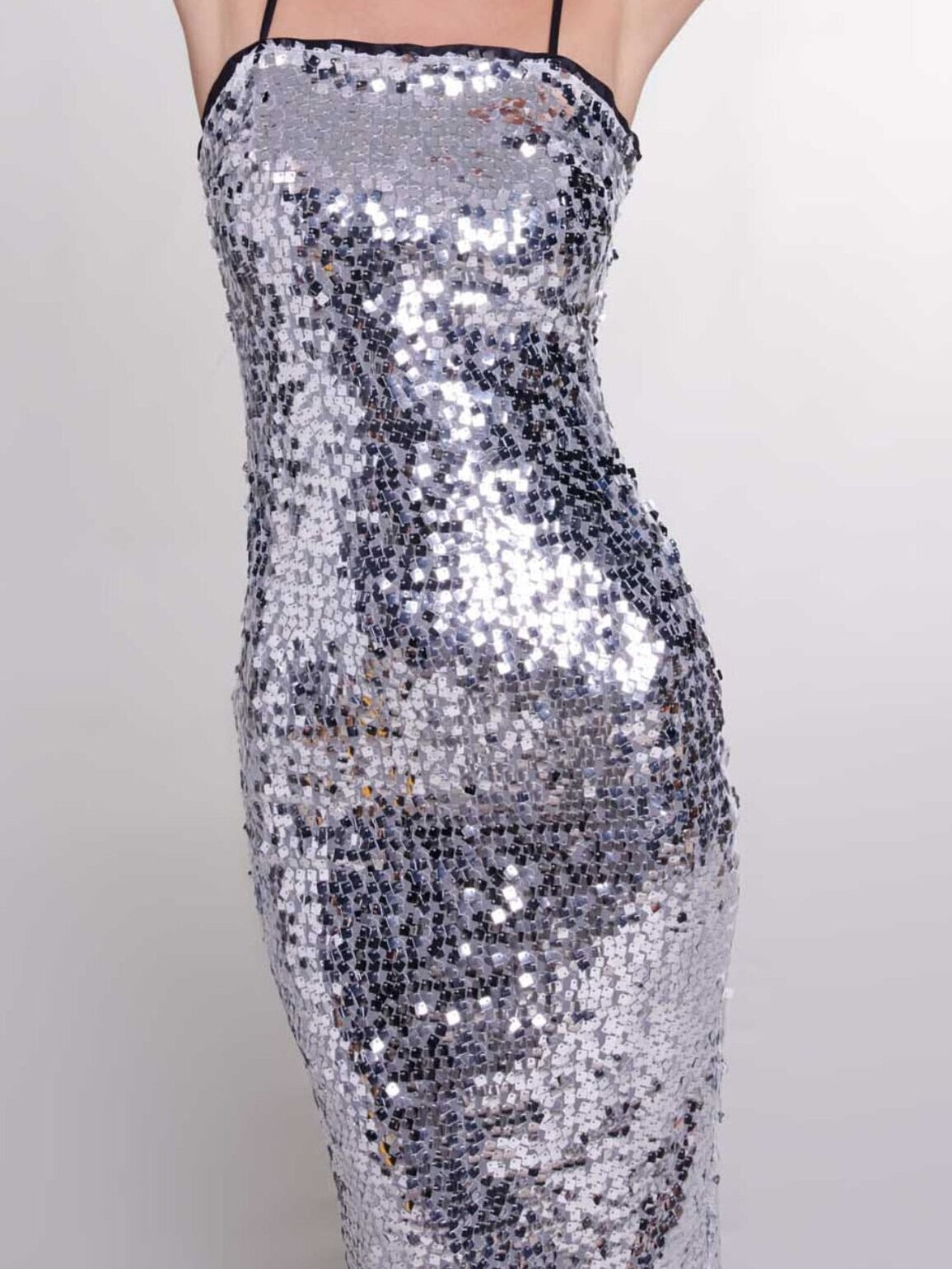 Robe longue à sequins Maje seconde main photo 4