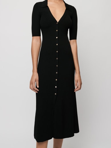 Robe en maille stretch Maje seconde main photo 2