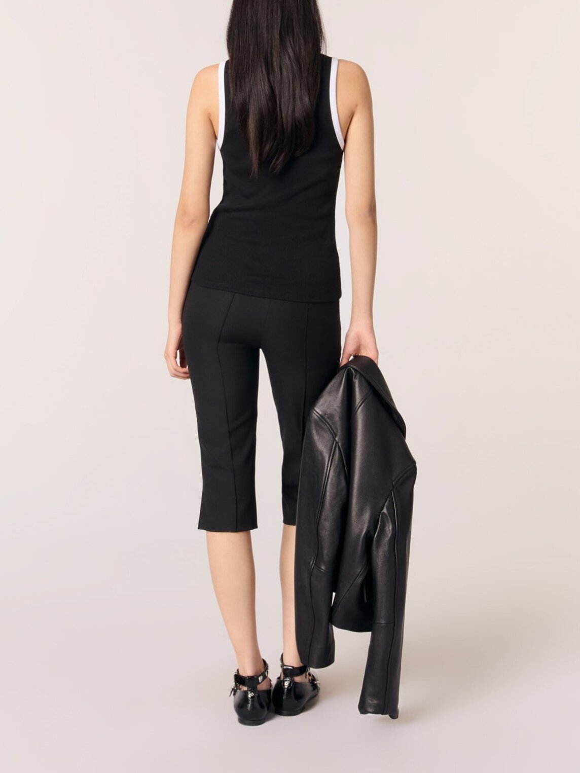 Ribbed vest top Maje second-hand photo 3
