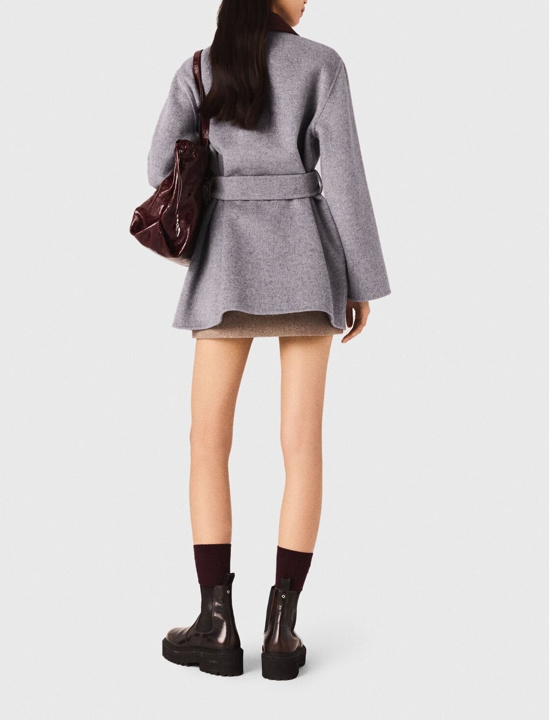Manteau en laine Maje seconde main photo 4