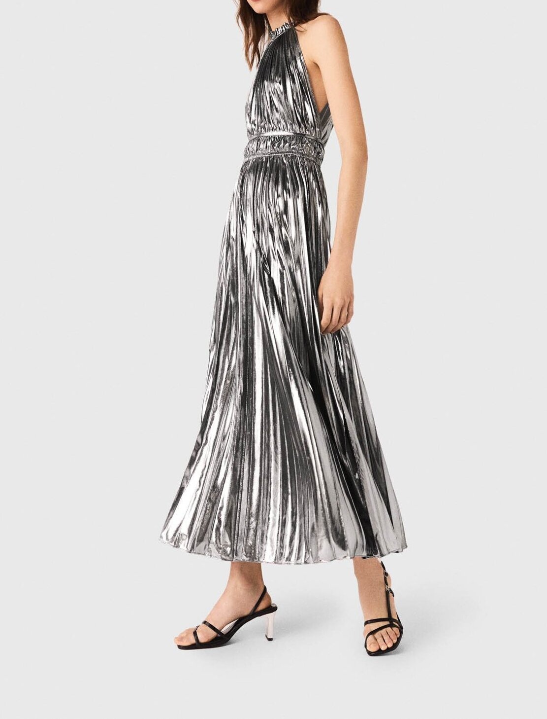 Robe longue plissée Maje seconde main photo 2