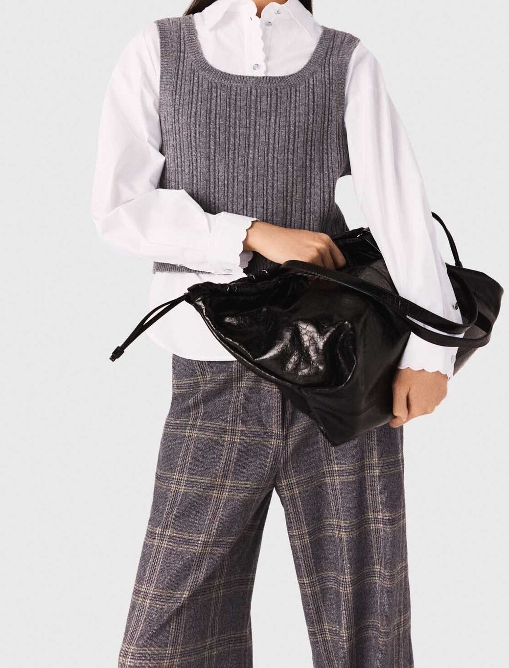 Top en maille et chemise amovible Maje seconde main photo 6