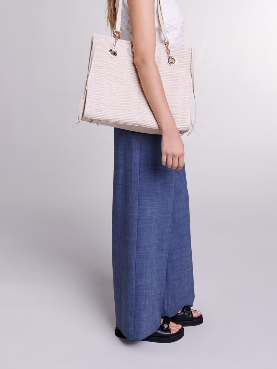 Pantalon large Maje seconde main photo 4