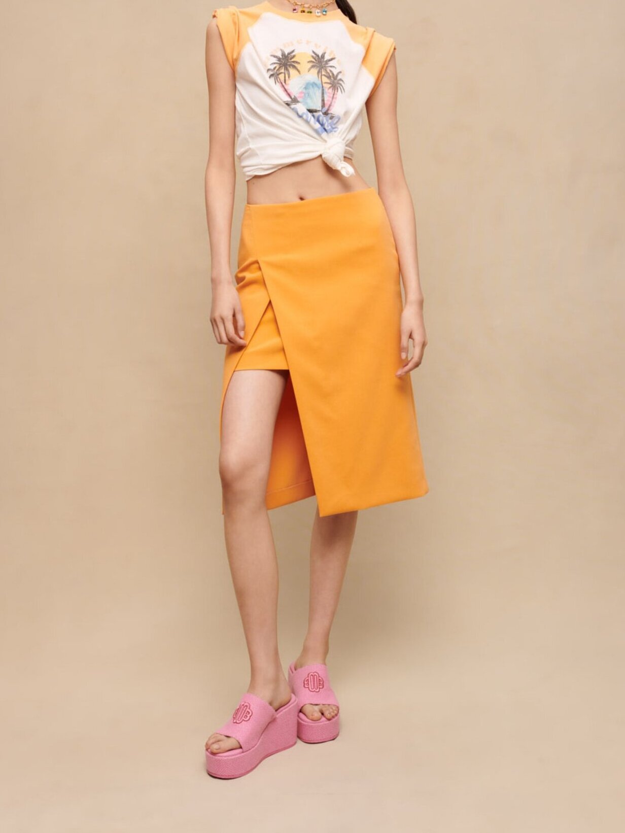 Wrap skirt Maje second-hand photo 2
