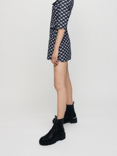 Robe en jacquard nœuds Maje seconde main photo 2