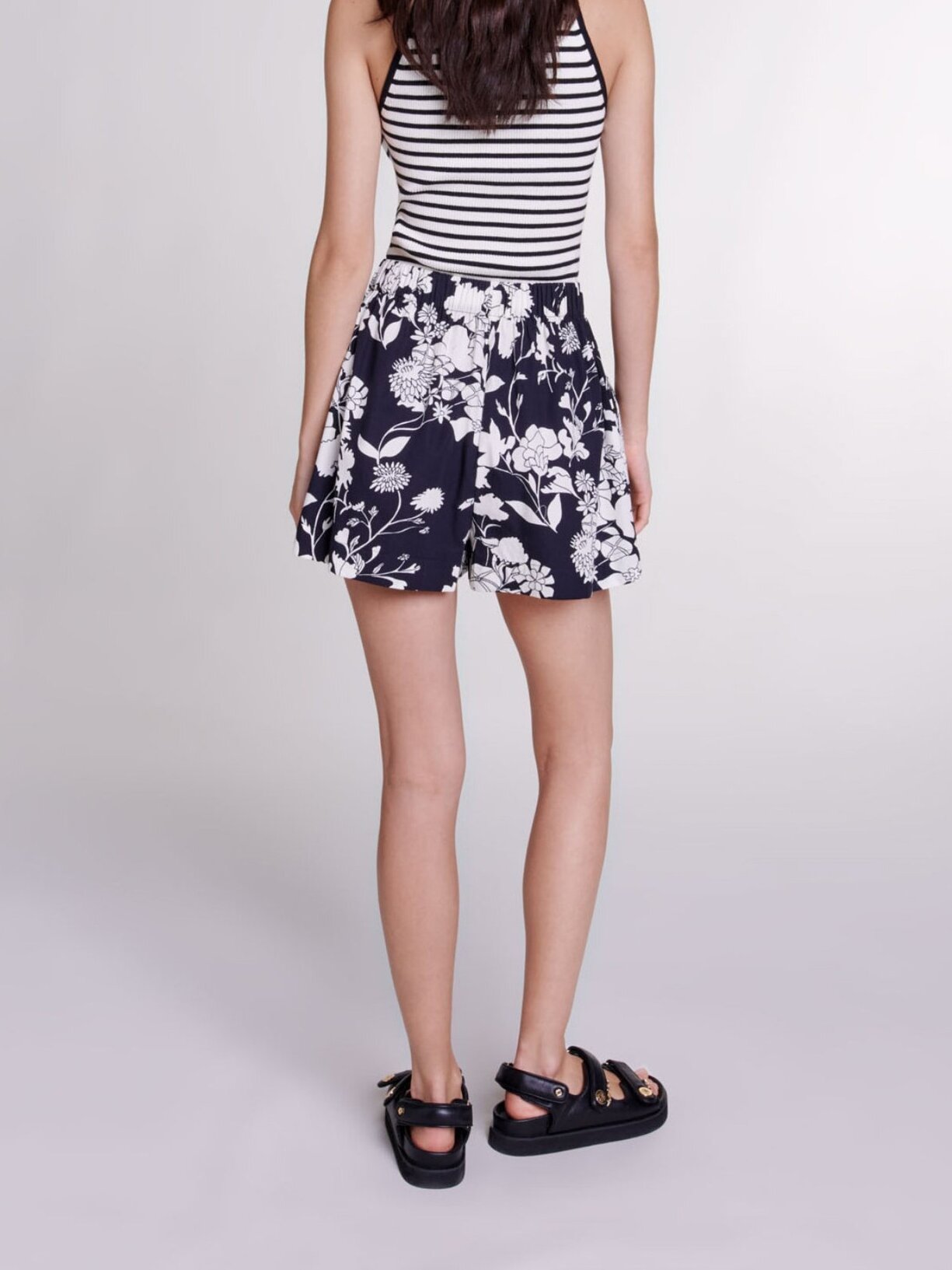 Bedruckte Shorts aus Baumwolle Maje Second-Hand photo 3