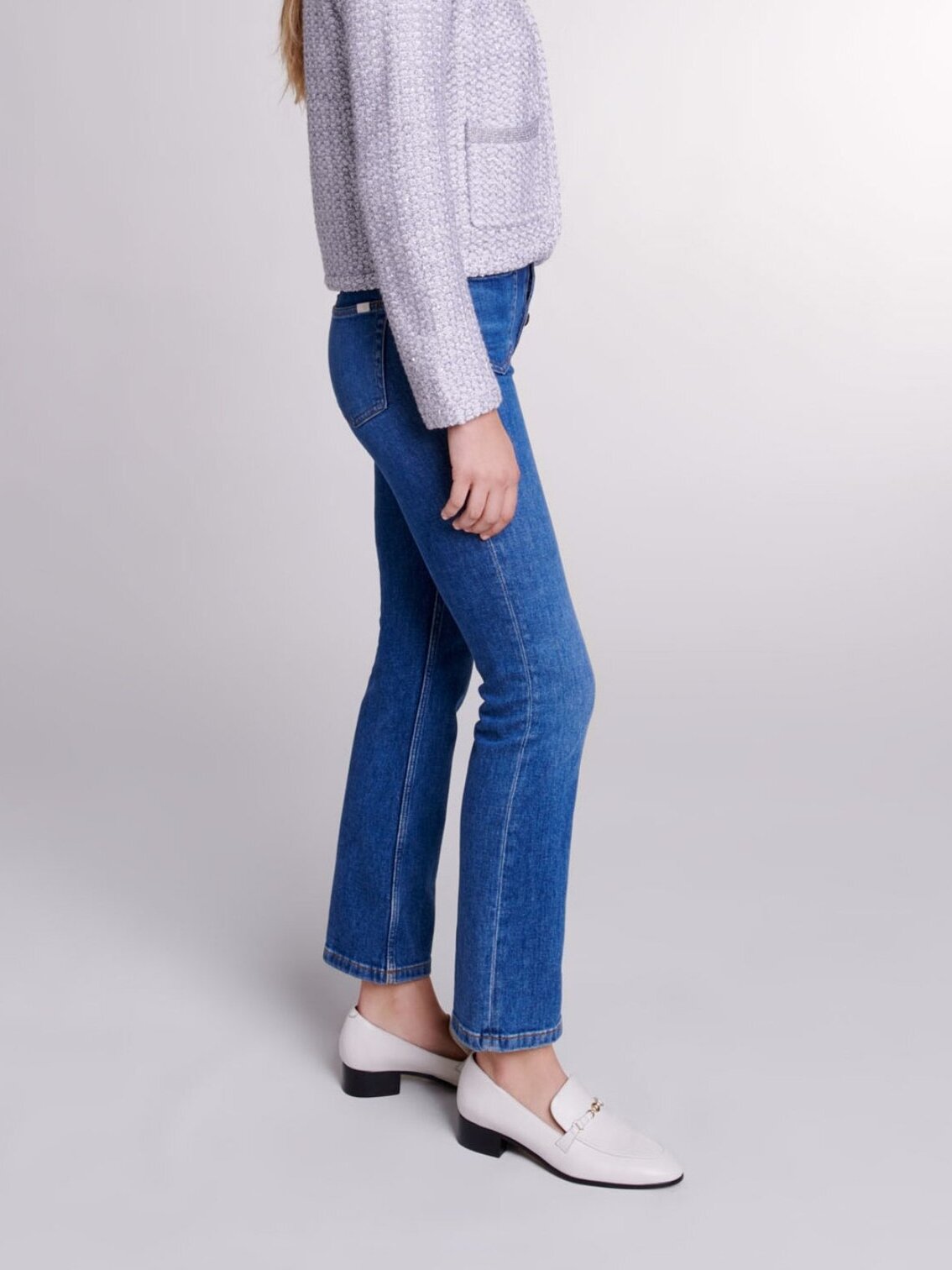 Cardigan en maille effet tweed Maje seconde main photo 3
