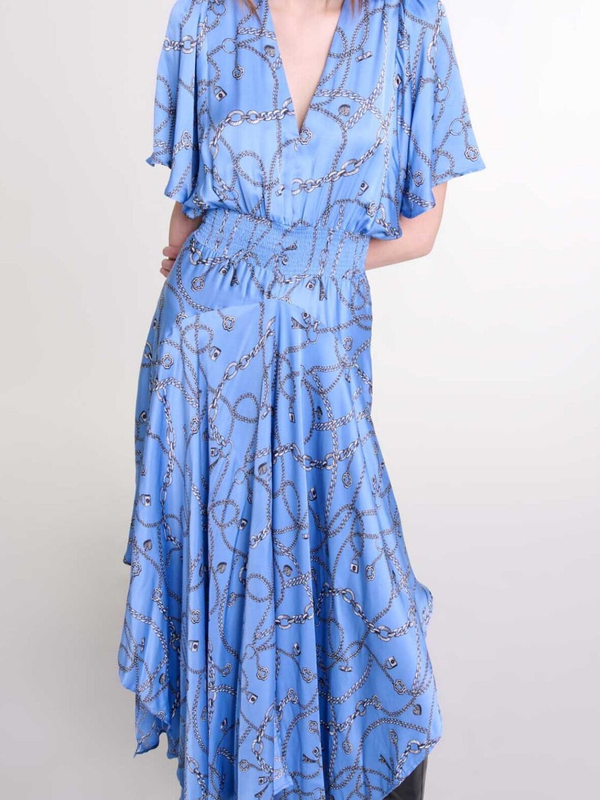 Robe longue imprimée Maje seconde main photo 4
