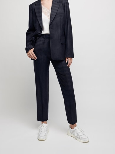 Pantalon en laine et cachemire Maje seconde main photo 2