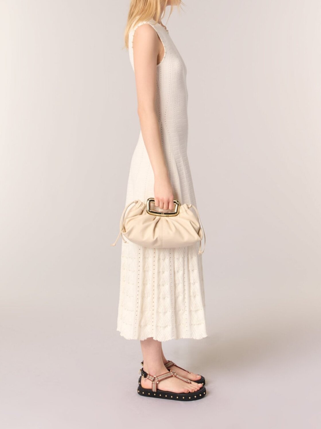 Kleid aus Pointelle mit Perlen Maje Second-Hand photo 3
