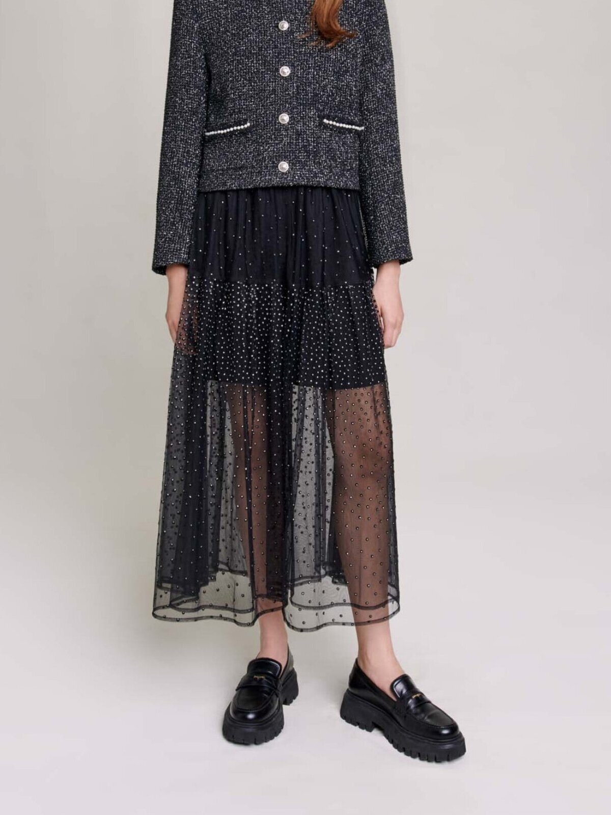 Short beaded jacket Maje second-hand photo 3