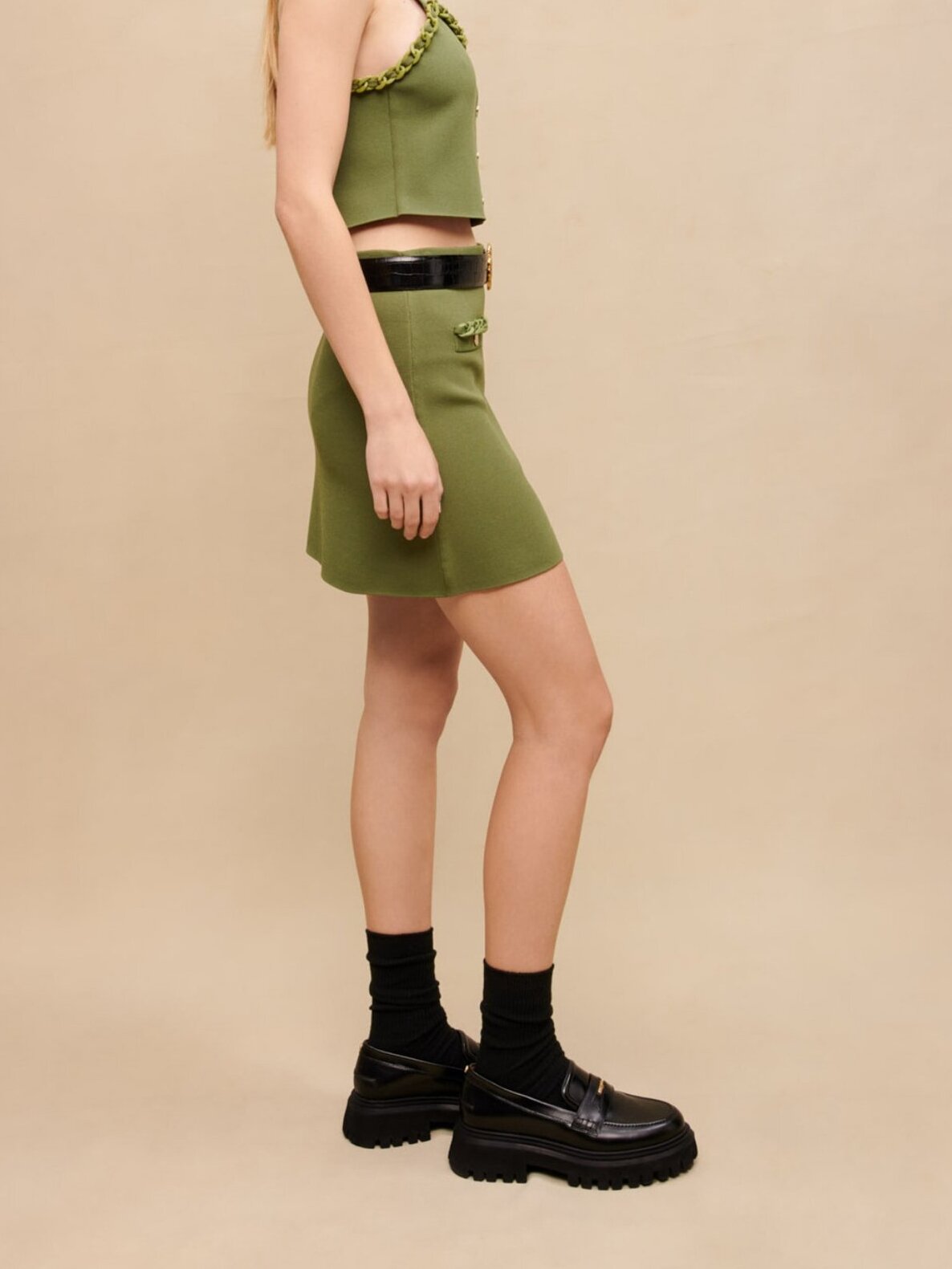 Short skirt with pockets Maje second-hand photo 4